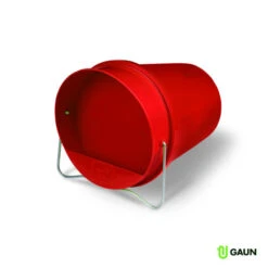 Abreuvoir Seau Plastique 6L - Rouge - Gaun