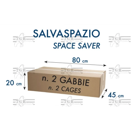 Cage D'élevage Pliable "Sestriere" 120x40x40 Cm – Image 3