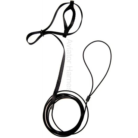 Harnais Pour Perroquets Aviator - S/Noir – Image 3