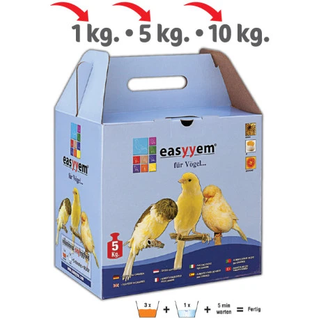 Pâtée Jaune Sèche Aux œufs 10Kg - Easyyem