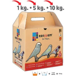 Pâtée Blanche Aux œufs Pour Oiseaux à Fond Blanc 5Kg - Easyyem