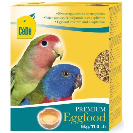 Pâtée Aux œufs Pour Agapornides Et Euphèmes 5Kg - Cédé