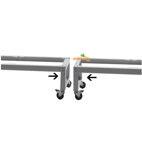 Pied Sur Roulettes Pour Les Cages Pliables De 120 Cm - 2gr – Image 2
